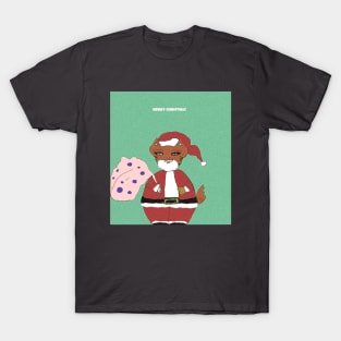 santa claus cat T-Shirt